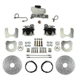 Rear Disc Brake Conversion Kit - 87-92 Ford 7.5 & 8.8 - 5 Lug - MaxGrip XDS