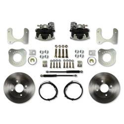 Rear Disc Brake Conversion Kit with 4-Lug Compatibility for 1979-1986 Ford Mustang Fox Body 7.5 & 8.8 Axles