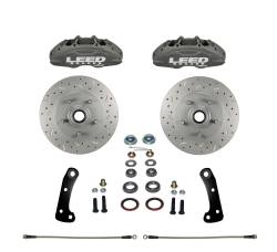 GM AFX Body MaxGrip Lite 4 Piston Disc Brake Conversion Kit  - Anodized