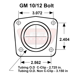 Rear Disc Brake Conversions by Axle Type - GM 10 & 12 Bolt 