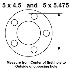 Rear Disc Brake Conversions by Axle Type - Ford 9 in Large Bearing Axle - Wheel Bolt Pattern 5 x 4.5 and 5 x 4.75