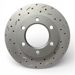 LEED Brakes - MaxGrip XDS Cross Drilled & Slotted Brake Rotor & Pad Kit - GM K Series Truck - Image 5