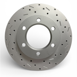 LEED Brakes - MaxGrip XDS Cross Drilled & Slotted Brake Rotor & Pad Kit - GM K Series Truck - Image 6