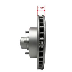 LEED Brakes - MaxGrip XDS Cross Drilled & Slotted Brake Rotor & Pad Kit - GM 2WD Truck & Car - Image 2