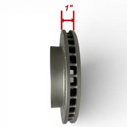 LEED Brakes - MaxGrip XDS Cross Drilled & Slotted Brake Rotor & Pad Kit - GM 4X4 Truck - Light Duty OBS Truck - Image 2