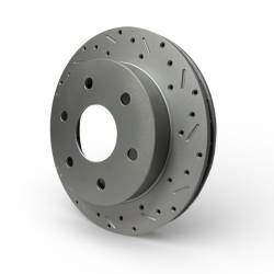 LEED Brakes - MaxGrip XDS Cross Drilled & Slotted Brake Rotor & Pad Kit - GM 4X4 Truck - Light Duty OBS Truck - Image 4
