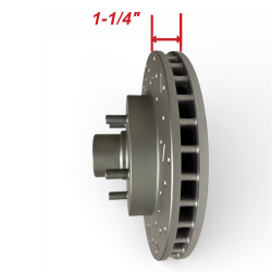 LEED Brakes - MaxGrip XDS Cross Drilled & Slotted Brake Rotor & Pad Kit - GM 2WD OBS Truck - Image 2