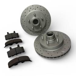 MaxGrip XDS Cross Drilled & Slotted Brake Rotor & Pad Kit - GM 2WD Truck - OBS Truck