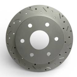 LEED Brakes - MaxGrip XDS Cross Drilled & Slotted Brake Rotor & Pad Kit - GM 4X4 Truck - OBS Truck - Image 7