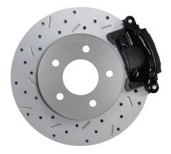 LEED Brakes - Rear Disc Brake Conversion Kit with 5-Lug MaxGrip XDS Rotors and Black Calipers for 1979–1986 Ford Mustang Fox Body 7.5 & 8.8 Axles - Image 3